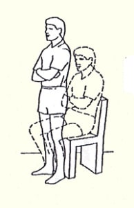 تمرین حالت نشسته به ایستاده برای کاهش درد زانو